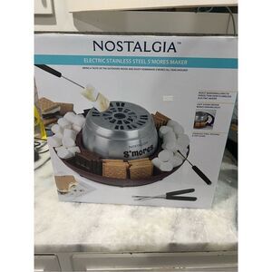 Nostalgia LSM400 Electric Stainless Steel S'mores Maker